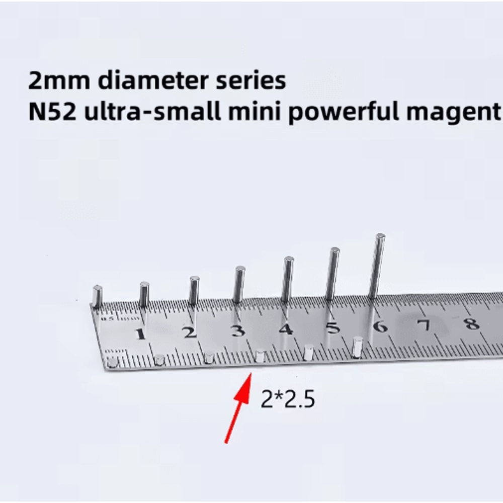 N52 Mini Round Neodymium Magnets Ultra Strong Small Refrigerator Magnets 10pcs Set 10