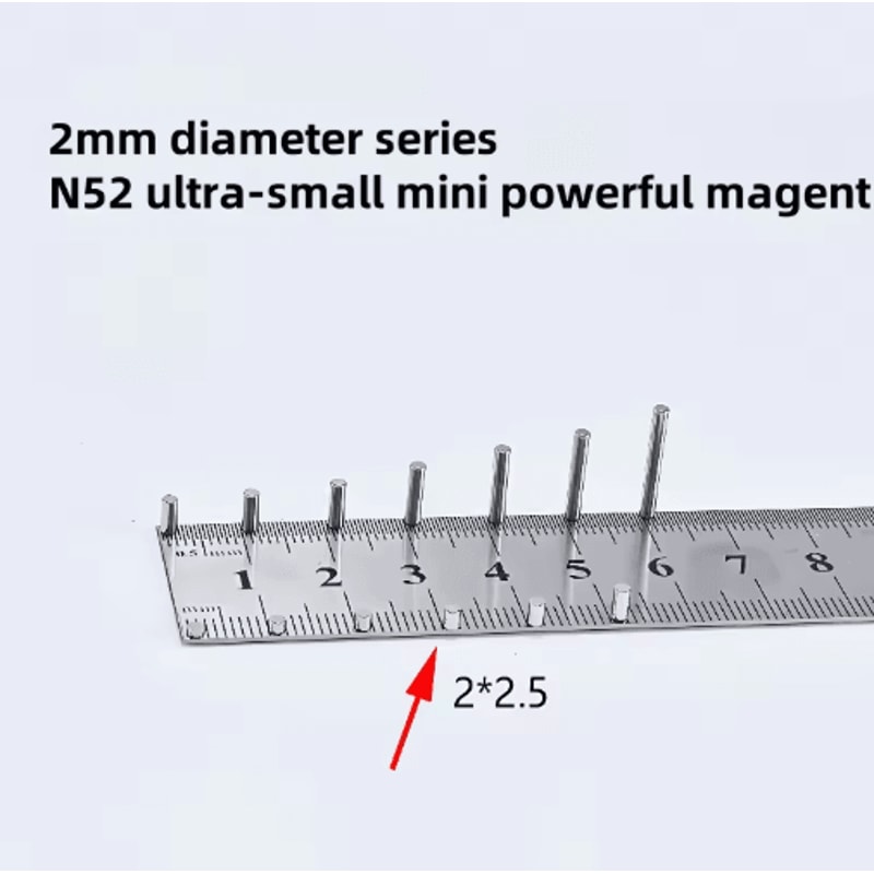 N52 Mini Round Neodymium Magnets Ultra Strong Small Refrigerator Magnets 10pcs Set 10