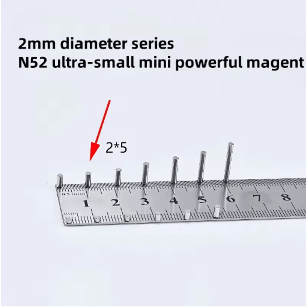 N52 Mini Round Neodymium Magnets Ultra Strong Small Refrigerator Magnets 10pcs Set 5