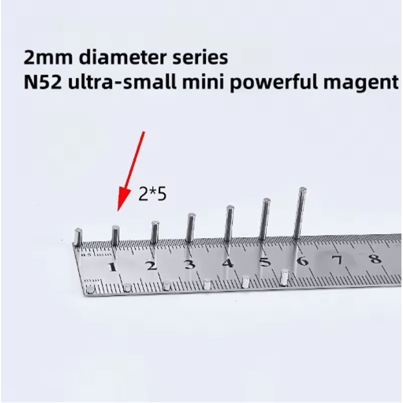 N52 Mini Round Neodymium Magnets Ultra Strong Small Refrigerator Magnets 10pcs Set 5