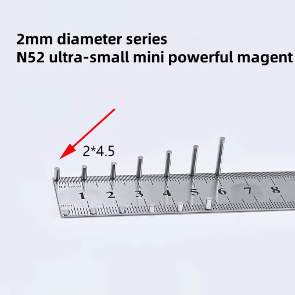 N52 Mini Round Neodymium Magnets Ultra Strong Small Refrigerator Magnets 10pcs Set 7