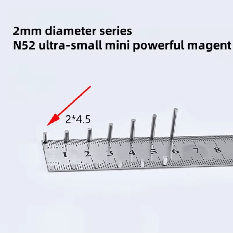 N52 Mini Round Neodymium Magnets Ultra Strong Small Refrigerator Magnets 10pcs Set 7