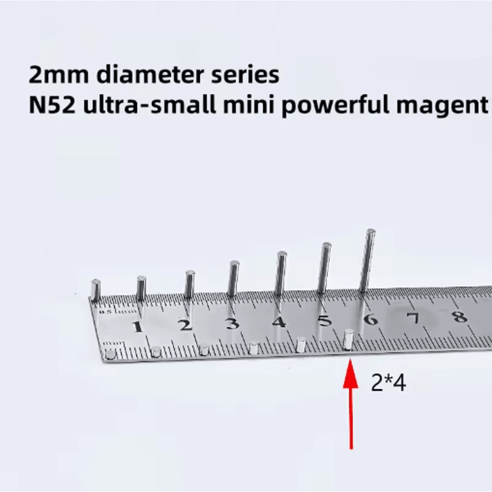 N52 Mini Round Neodymium Magnets Ultra Strong Small Refrigerator Magnets 10pcs Set 8