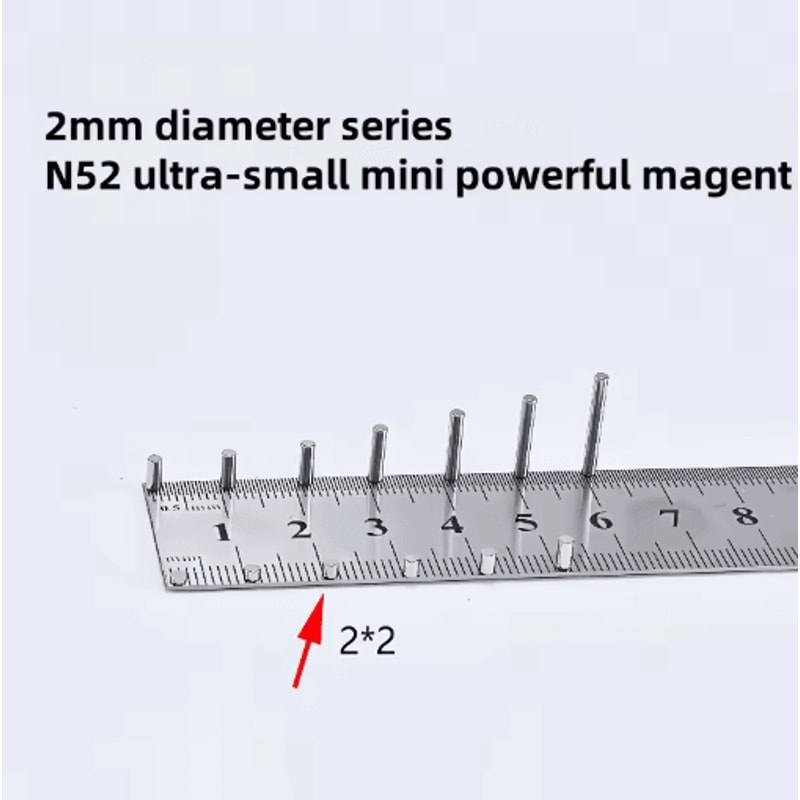 N52 Mini Round Neodymium Magnets Ultra Strong Small Refrigerator Magnets 10pcs Set 11