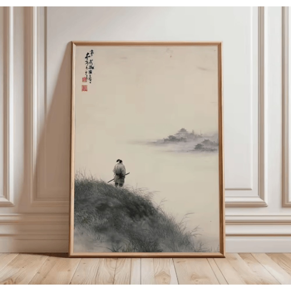 Japanese Tiger Swimming Canvas Wall Art Asian Animal Canvas Print For Modern Living Room Decor 5