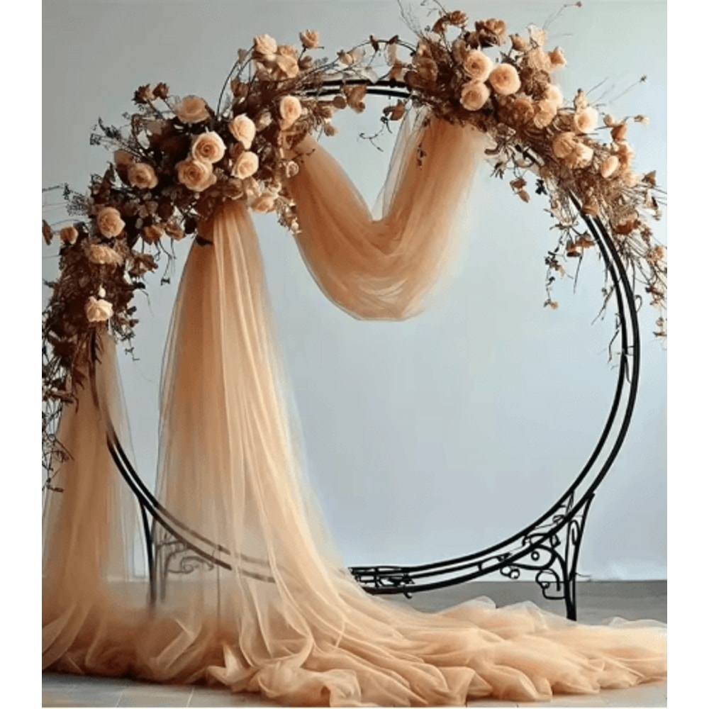 Sheer Gauze Table Runner For Weddings Events Boho Table Decor And Arch Draping Fabric 2