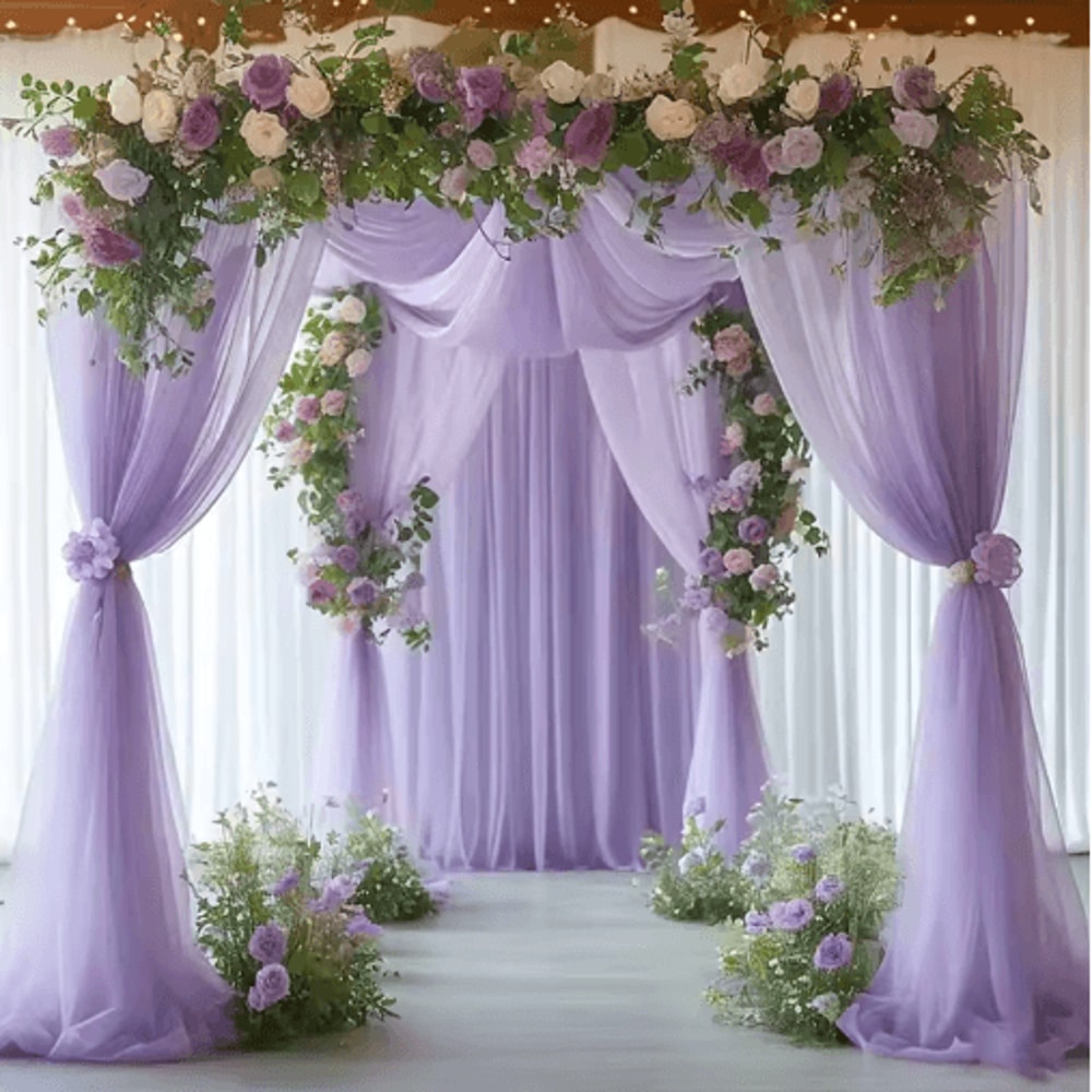 Sheer Gauze Table Runner For Weddings Events Boho Table Decor And Arch Draping Fabric 5