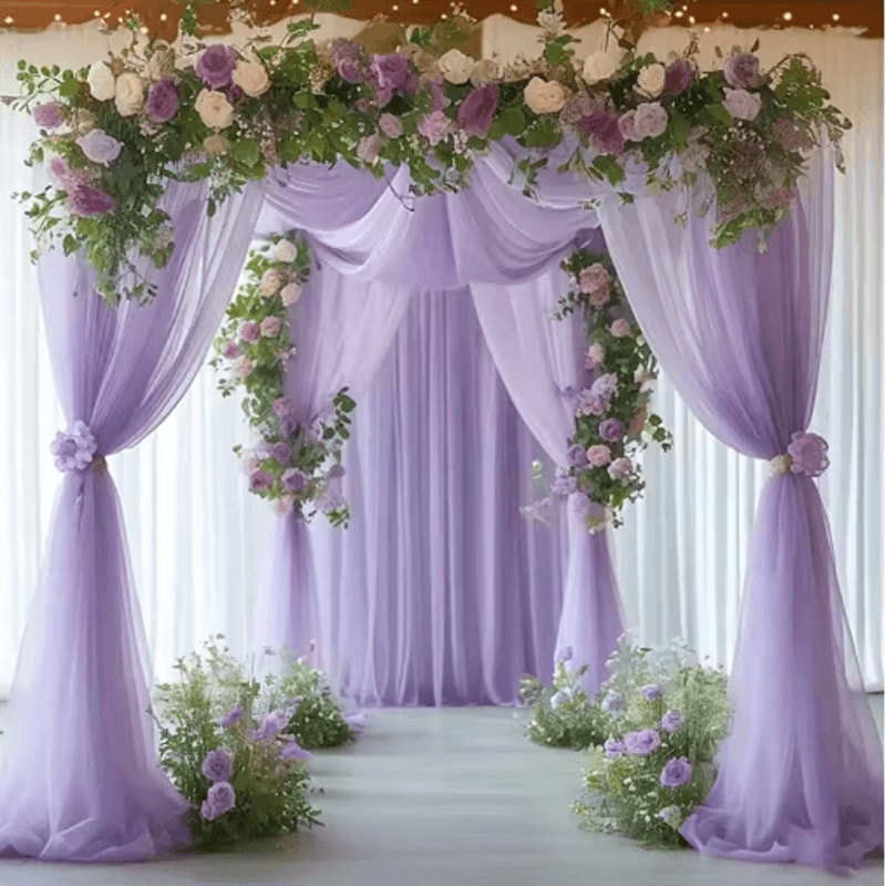 Sheer Gauze Table Runner For Weddings Events Boho Table Decor And Arch Draping Fabric 5