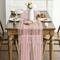 Sheer Gauze Table Runner For Weddings Events Boho Table Decor And Arch Draping Fabric 16