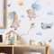 Pink Cartoon Bear Balloon Wall Stickers Cute Kids Room Nursery Wall Decals 4