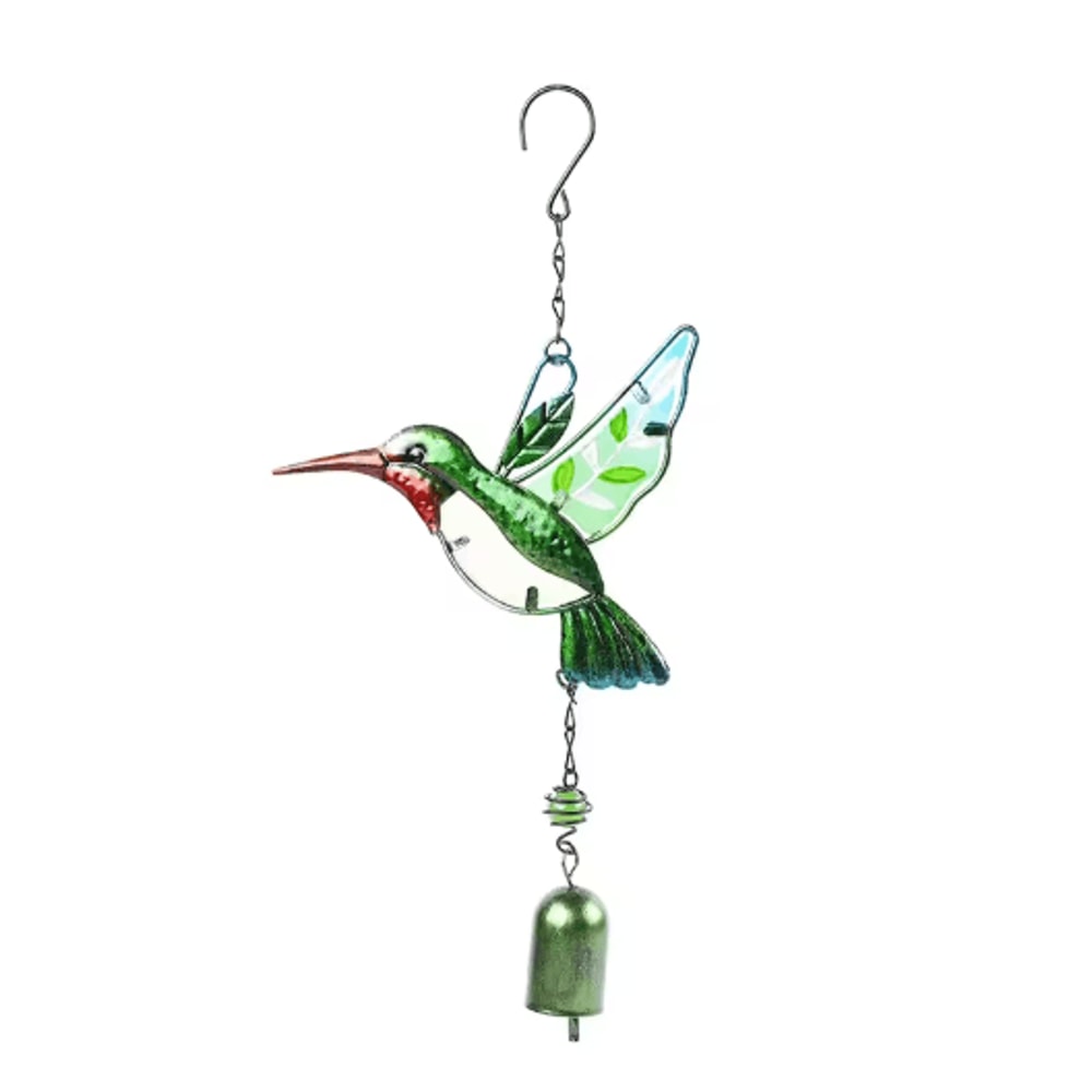 Hummingbird Dragonfly Metal Wind Chime Decorative Outdoor Garden Hanging Decor 10