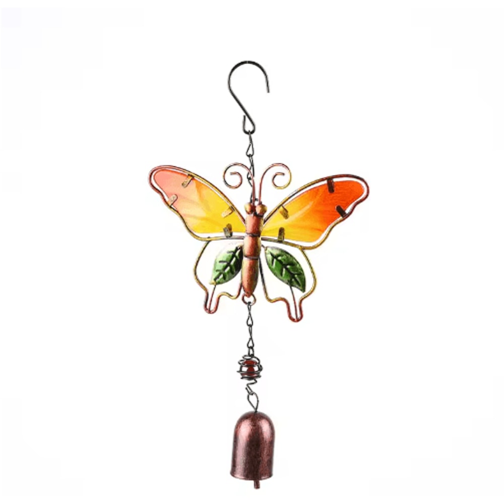 Hummingbird Dragonfly Metal Wind Chime Decorative Outdoor Garden Hanging Decor 6