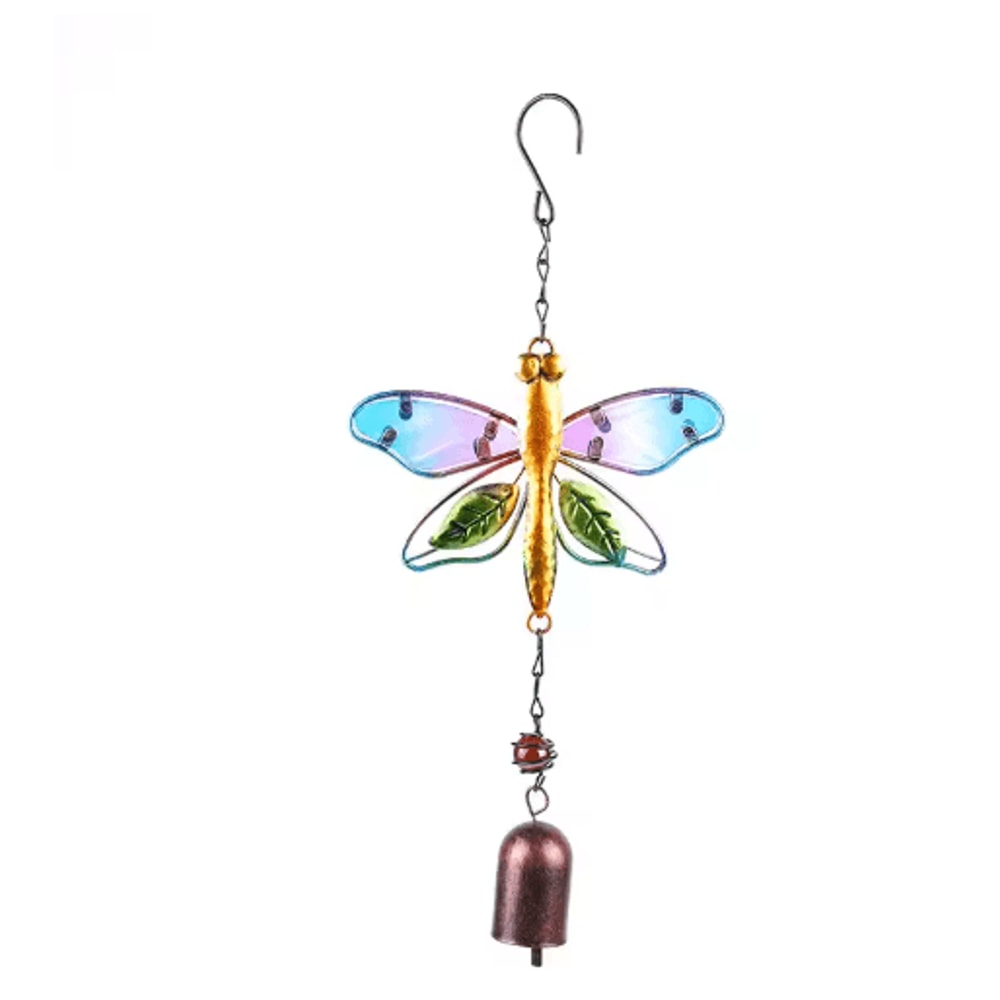 Hummingbird Dragonfly Metal Wind Chime Decorative Outdoor Garden Hanging Decor 9