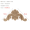 HandCarved Floral Wood Applique Decorative Wooden Trim For Furniture Wall Decor 13