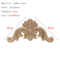 HandCarved Floral Wood Applique Decorative Wooden Trim For Furniture Wall Decor 13
