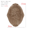 HandCarved Floral Wood Applique Decorative Wooden Trim For Furniture Wall Decor 3