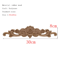 HandCarved Floral Wood Applique Decorative Wooden Trim For Furniture Wall Decor 4