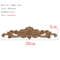 HandCarved Floral Wood Applique Decorative Wooden Trim For Furniture Wall Decor 5