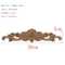 HandCarved Floral Wood Applique Decorative Wooden Trim For Furniture Wall Decor 5