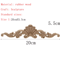 HandCarved Floral Wood Applique Decorative Wooden Trim For Furniture Wall Decor 9