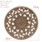 HandCarved Floral Wood Applique Decorative Wooden Trim For Furniture Wall Decor 24