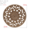 HandCarved Floral Wood Applique Decorative Wooden Trim For Furniture Wall Decor 24