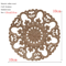 HandCarved Floral Wood Applique Decorative Wooden Trim For Furniture Wall Decor 27