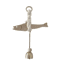 Lightweight Wooden Fish Hanging Ornament With Bell Nautical Wall Door Decor 4