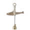 Lightweight Wooden Fish Hanging Ornament With Bell Nautical Wall Door Decor 4