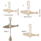 Lightweight Wooden Fish Hanging Ornament With Bell Nautical Wall Door Decor 0