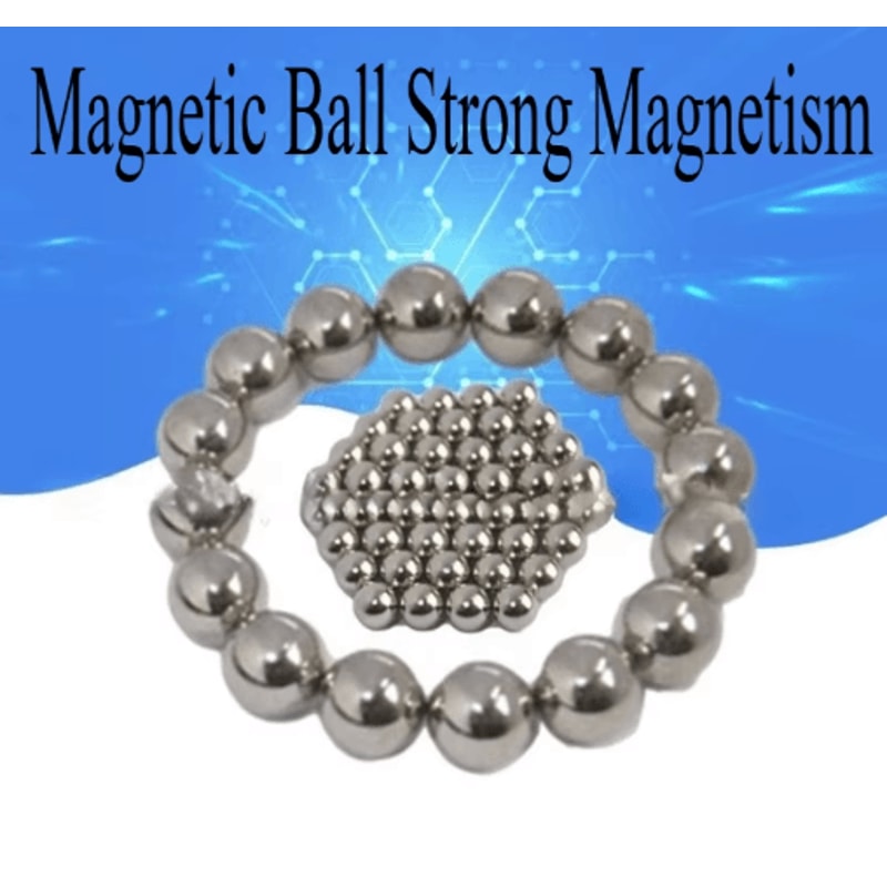 Strong Round Neodymium Magnetic Balls Mini Sphere Magnets Set 5pcs 0