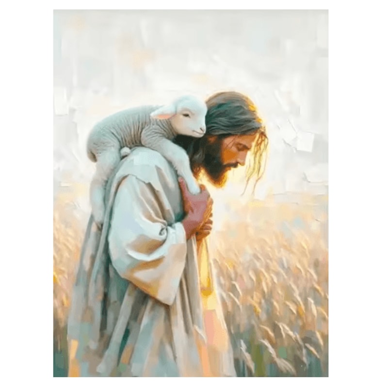 Sacred Heart Jesus Canvas Wall Art Christian Religious Canvas Print For Home Decor 12