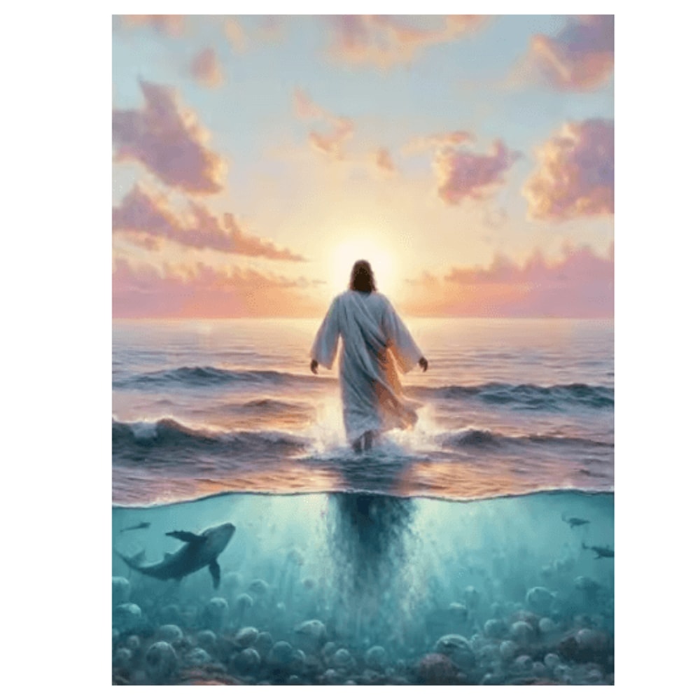 Sacred Heart Jesus Canvas Wall Art Christian Religious Canvas Print For Home Decor 4