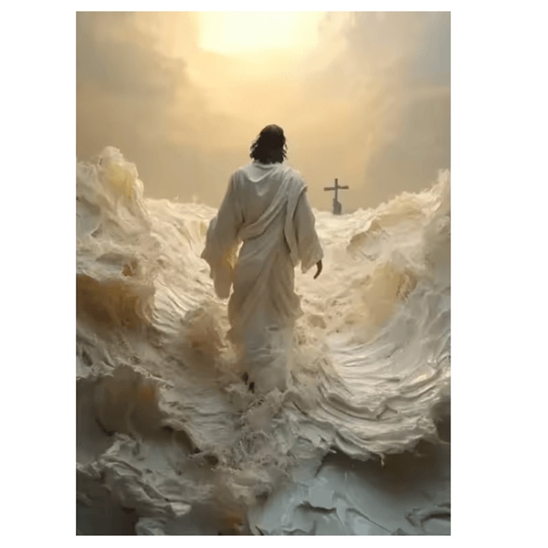 Sacred Heart Jesus Canvas Wall Art Christian Religious Canvas Print For Home Decor 5