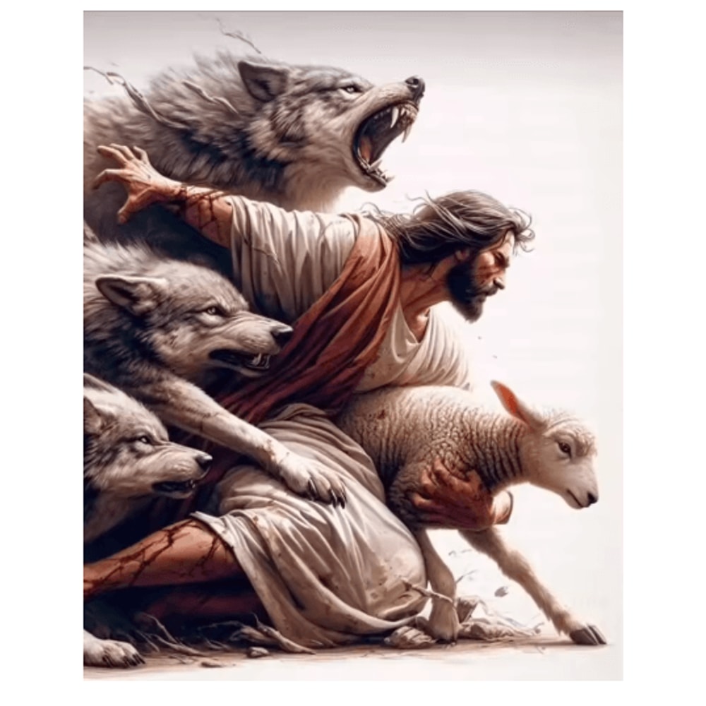 Sacred Heart Jesus Canvas Wall Art Christian Religious Canvas Print For Home Decor 0