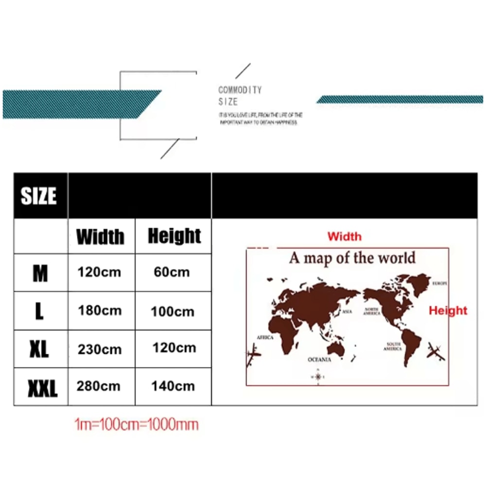 3D Acrylic World Map Wall Sticker Modern Crystal Wall Decor For Home Office 9