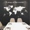 3D Acrylic World Map Wall Sticker Modern Crystal Wall Decor For Home Office 7