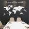 3D Acrylic World Map Wall Sticker Modern Crystal Wall Decor For Home Office 7