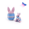 3D Printed Easter Rabbit Ornament With Egg Cute Desk Decor Kids Gift 11