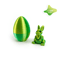 3D Printed Easter Rabbit Ornament With Egg Cute Desk Decor Kids Gift 16