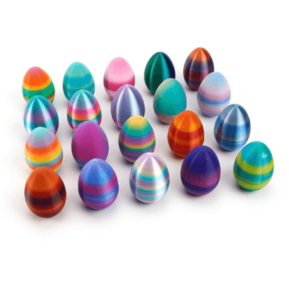 3D Printed Easter Rabbit Ornament With Egg Cute Desk Decor Kids Gift 28