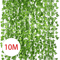 Artificial Ivy Leaves Garland Vines Fake Hanging Greenery For Wall Outdoor Decor 210M 0