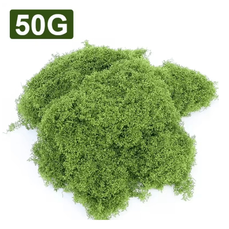 Artificial Moss Grass For DIY Crafts Mini Landscape Fake Grass For Home Garden Decor 30g500g 4