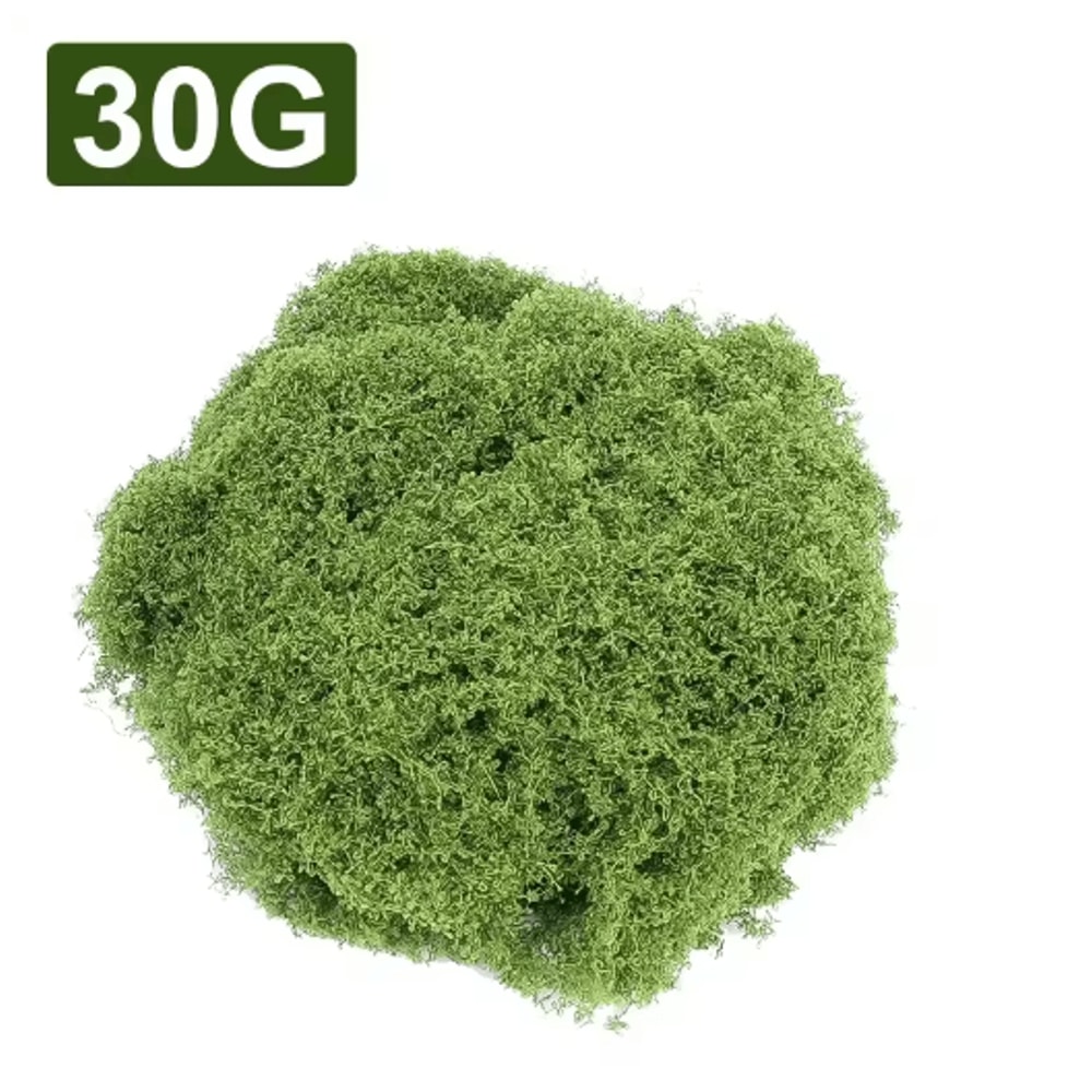 Artificial Moss Grass For DIY Crafts Mini Landscape Fake Grass For Home Garden Decor 30g500g 5