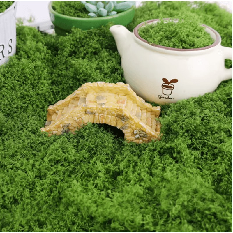 Artificial Moss Grass For DIY Crafts Mini Landscape Fake Grass For Home Garden Decor 30g500g 0