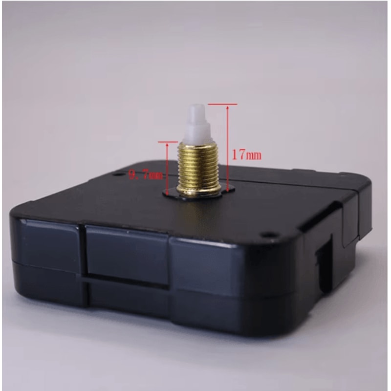 Quartz Clock Movement Replacement Kit DIY Wall Clock Motor With Hands 31mm Shaft 6
