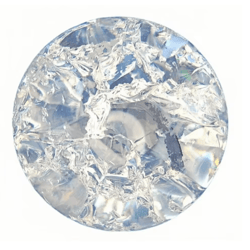 ice crack crystal glass sphere feng shui crystal ball decor for home & aquarium display