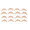 16pcs Decorative Wood Carving Appliques Set Wooden Corner Trim For Furniture Wall Decor 1