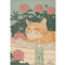 Japanese Cat Wall Art Retro Bathtub Cat Poster For Japandi Bathroom Decor 12