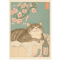 Japanese Cat Wall Art Retro Bathtub Cat Poster For Japandi Bathroom Decor 8